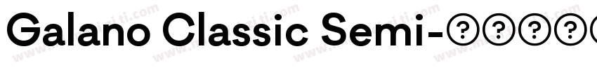 Galano Classic Semi字体转换